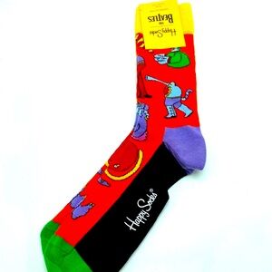 NEW Happy Socks The Beatles Size 9-11